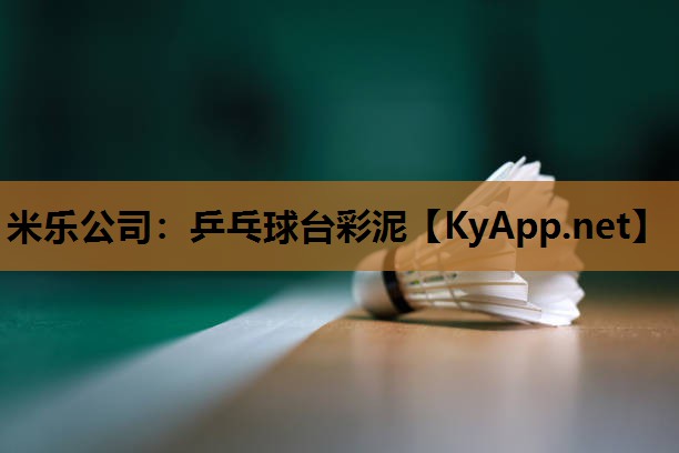 米乐公司:乒乓球台彩泥