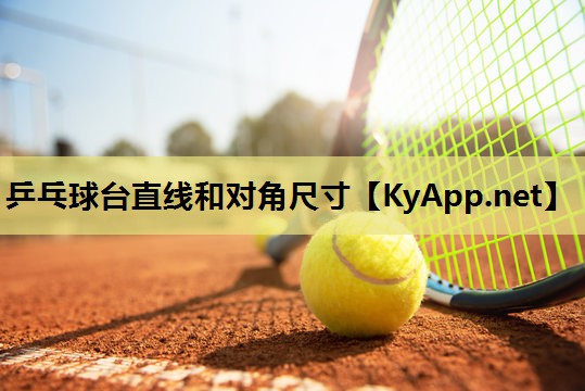 乒乓球台直线和对角尺寸